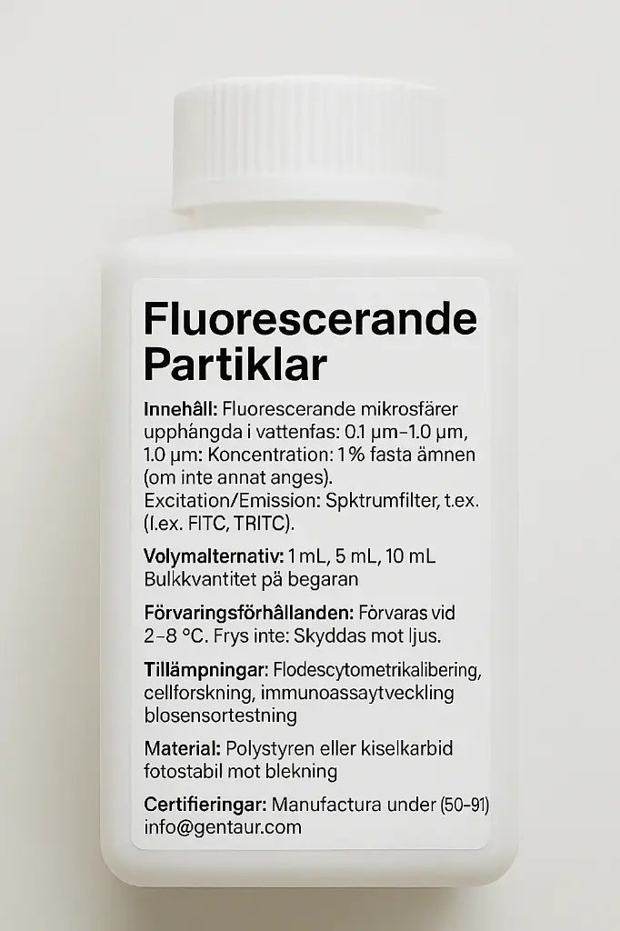 Carboxyl Fluorescent Particles, CyBlue, 1%w/v, 5.0-5.9µm, 2mL